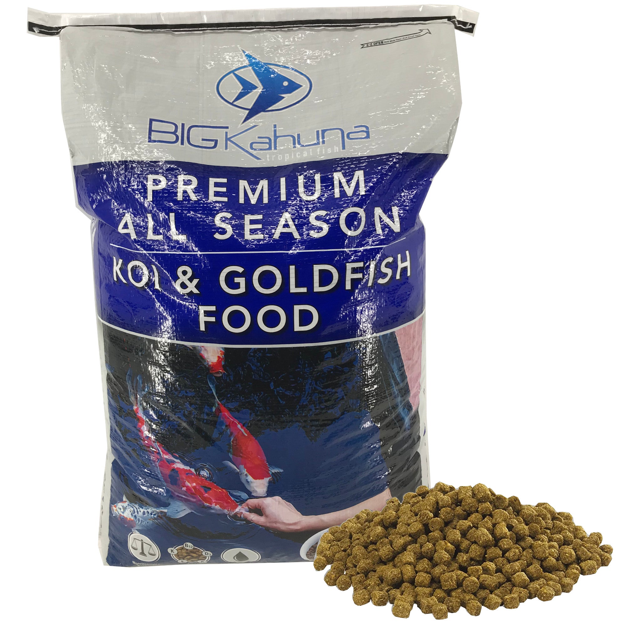 kaz① fish小粒15kg Floating Koi & Goldfish Food | 1 lb to 45 lb | Big Kahuna – Big