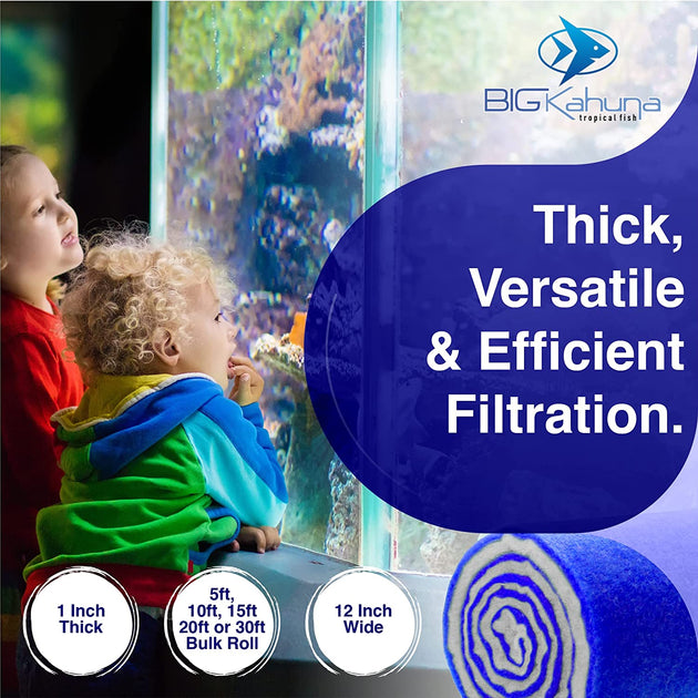 Bonded Filter Media Floss Roll Wet/Dry Sump Pads Big Kahuna Tropical Fish