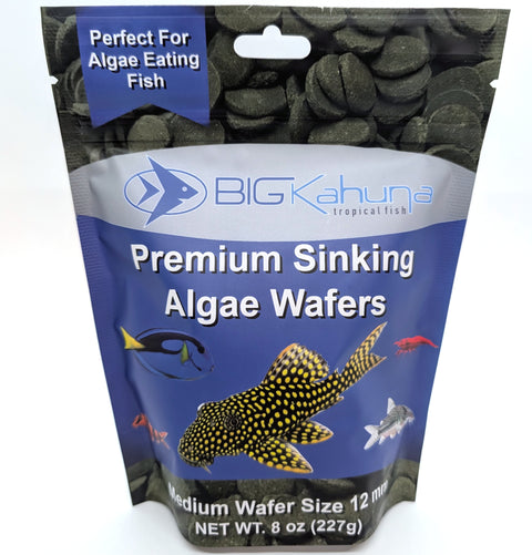 Big Kahuna Bulk Algae Wafer Spirulina Disk Medium 12MM