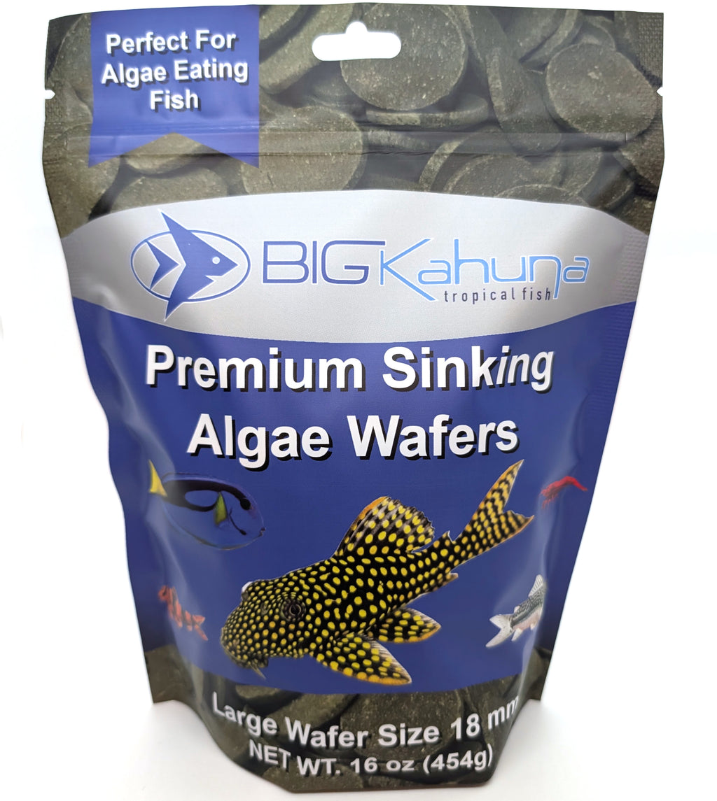 Big Kahuna Bulk Algae Wafer Spirulina Disk Large 18MM