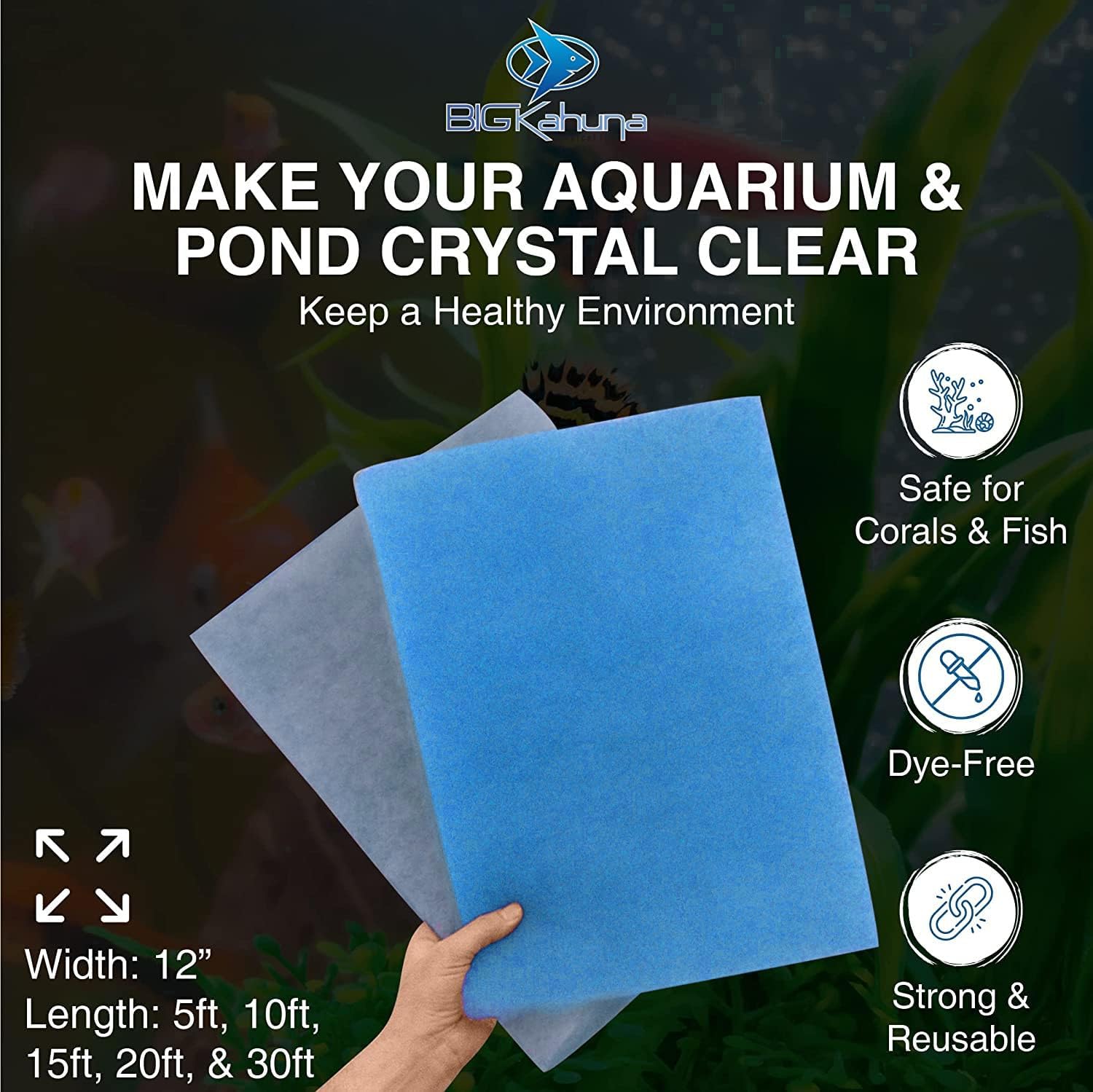 Big Kahuna Aquarium Filter Floss