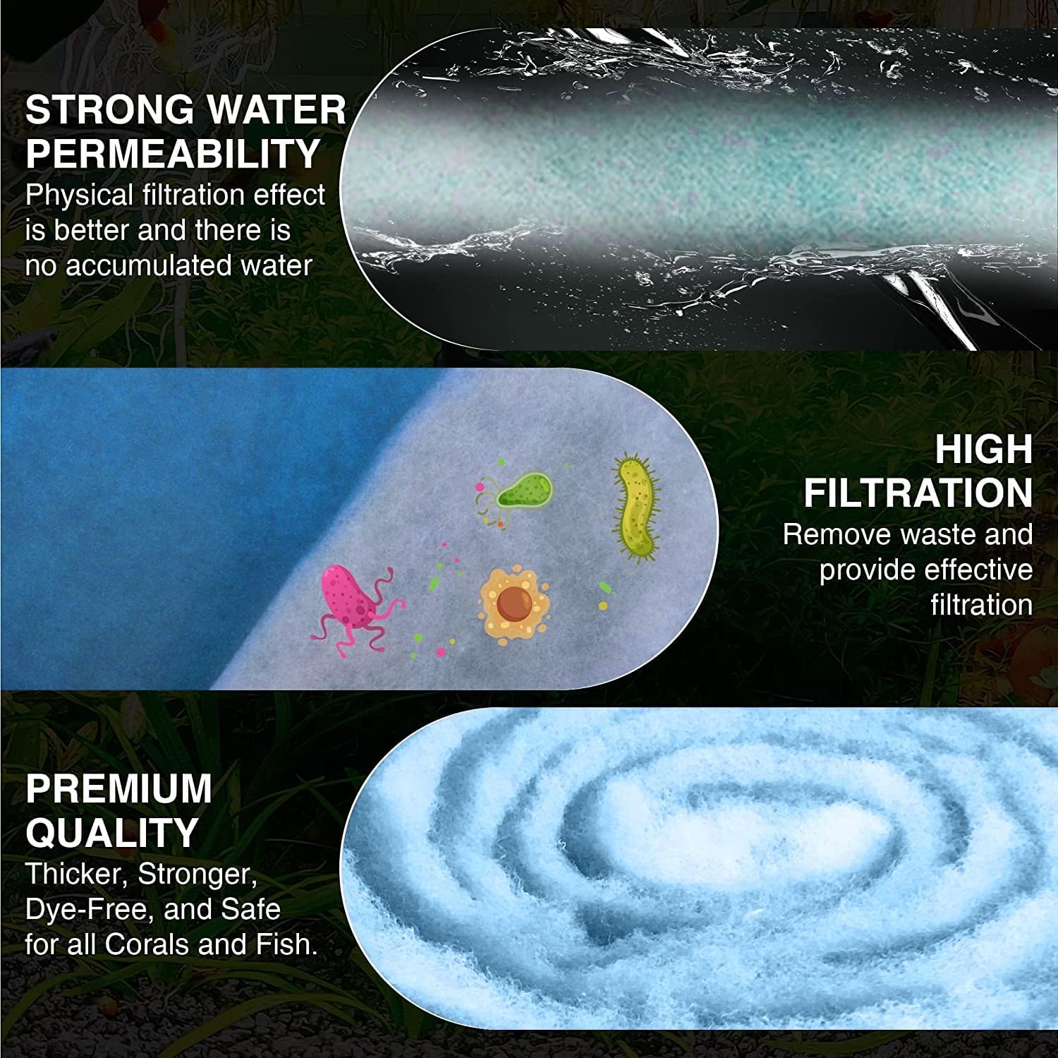 Big Kahuna Aquarium Filter Floss