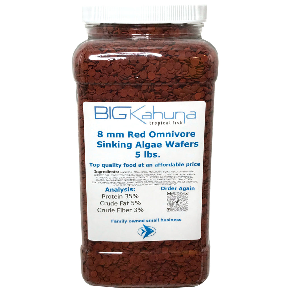 Big Kahuna Bulk Sinking Red Wafer 8mm