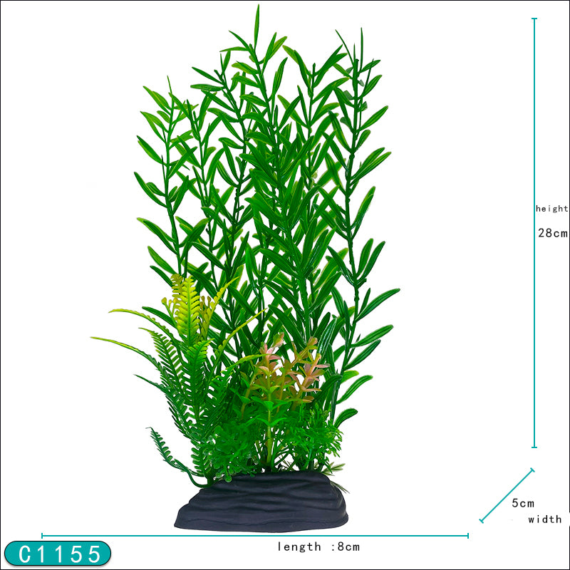 large plastic fish tank plants Big Kahuna 11 inch Small Base Plastic Plants – Big Kahuna Tropical Fish