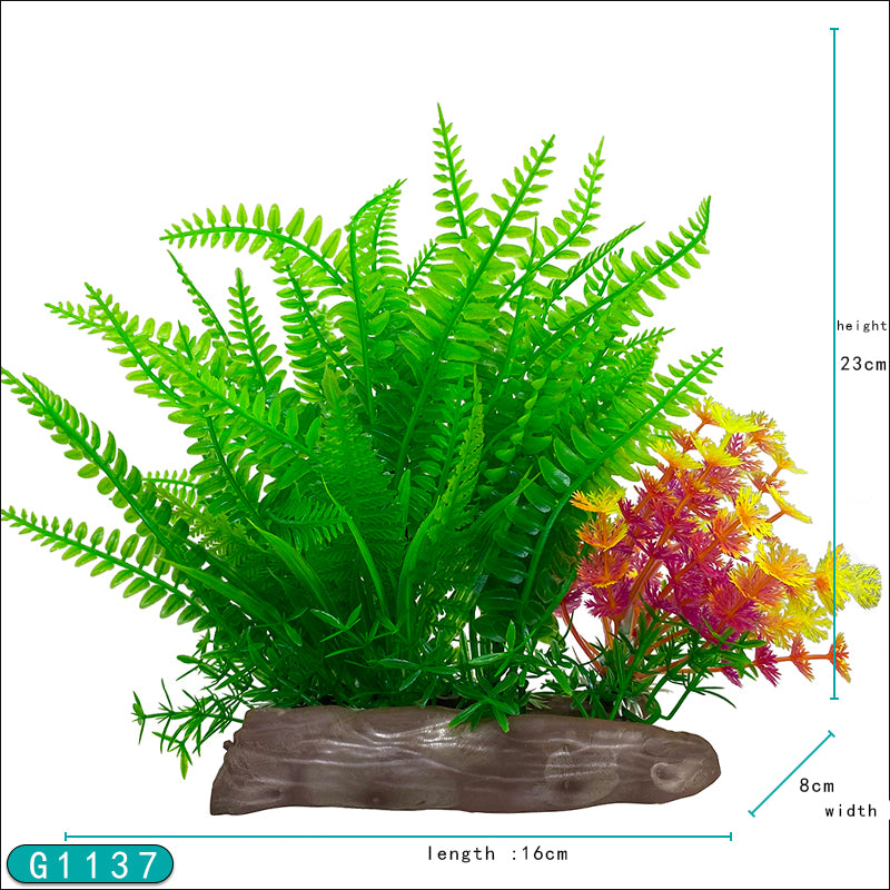 tall plastic fish tank plants Big Kahuna 11 inch Large Base Plastic Plants – Big Kahuna Tropical Fish