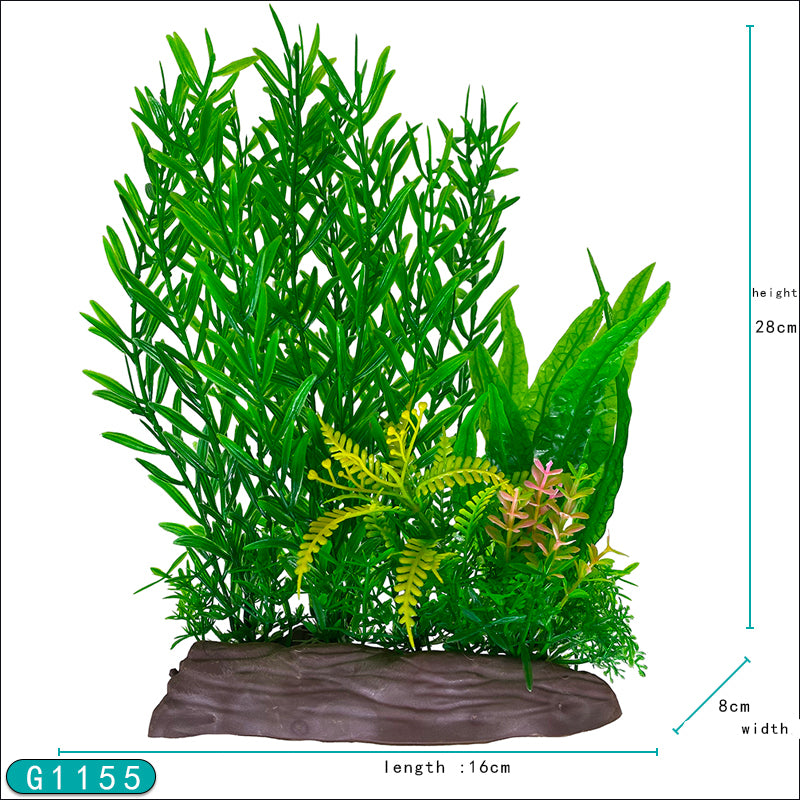 large plastic aquarium plants Big Kahuna 11 inch Large Base Plastic Plants – Big Kahuna Tropical Fish