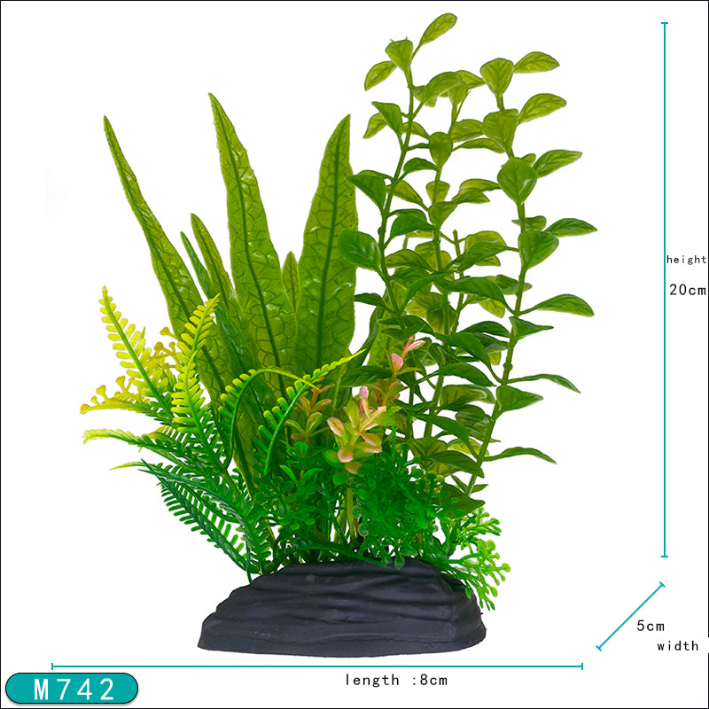 plastic plants for fish tanks Big Kahuna 7 inch Medium Base Plastic Plants – Big Kahuna Tropical Fish
