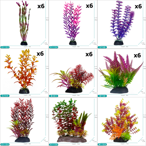 Big Kahuna - Colorful Plastic Plant Variety Pack (39 pieces)
