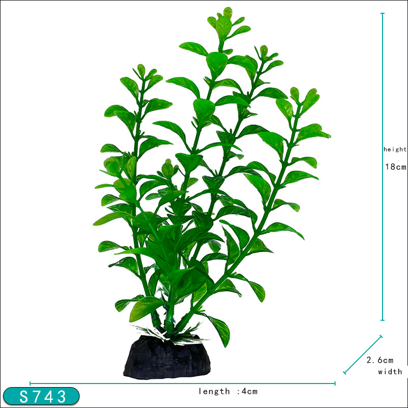 tiny plastic plants Big Kahuna 7 inch Extra Small Base Plastic Plants (6 pack)