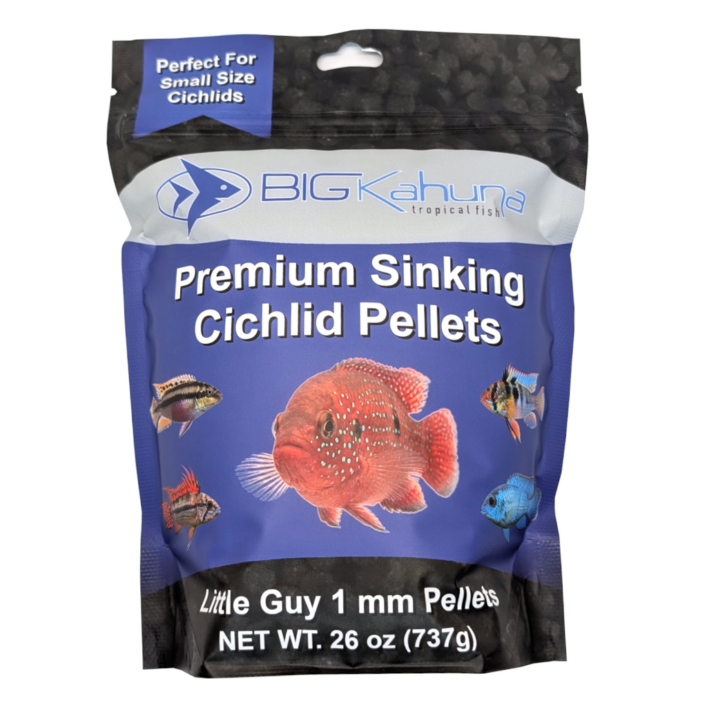 Big Kahuna Little Guy Sinking Cichlid Pellets 1mm