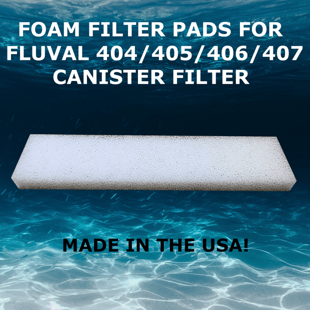 Twelve Foam Filter Pads For Fluval 404/405/406/407 Canister Filter - Big Kahuna Tropical Fish