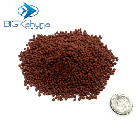 Color Enhancing Floating Pellets 1mm - Perfect for Small Koi, Tropical Fish, Goldfish, and Ponds - Big Kahuna Tropical Fish