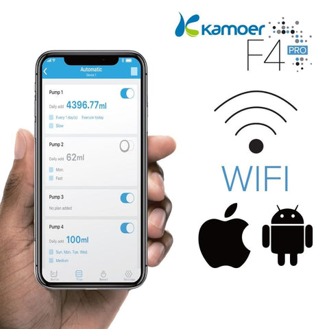 Kamoer F4 PRO Wifi Dosing Pump - Big Kahuna Tropical Fish