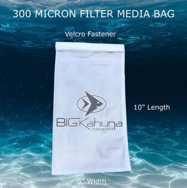 Big Kahuna 300 Micron Nylon Mesh Filter Media Bags - Big Kahuna Tropical Fish